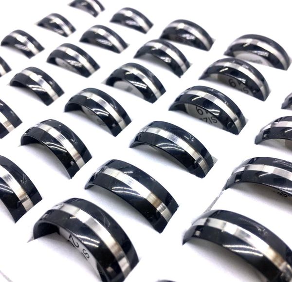 whole 36pcs black men039s women039s stainless steel band ring fashion jewelry party favor gifts finger rings mix styles3978194, Silver
whole 36pcs black men039s women039s stainless steel band ring fashion jewelry party favor gifts finger rings mix styles3978194, Silver