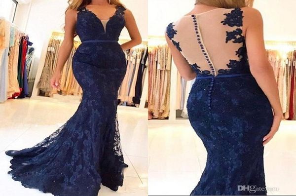 new elegant 2018 dark navy lace mermaid prom dresses sleeveless beaded appliques vestido de festa long evening pageant party gowns9967547, Black
new elegant 2018 dark navy lace mermaid prom dresses sleeveless beaded appliques vestido de festa long evening pageant party gowns9967547, Black