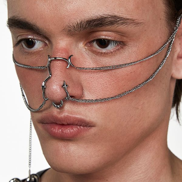 other gothic hip hop future technology star three dimensional nose jewelry fashion men women punk face set earrings gift 230718, Blue;slivery
other gothic hip hop future technology star three dimensional nose jewelry fashion men women punk face set earrings gift 230718, Blue;slivery
