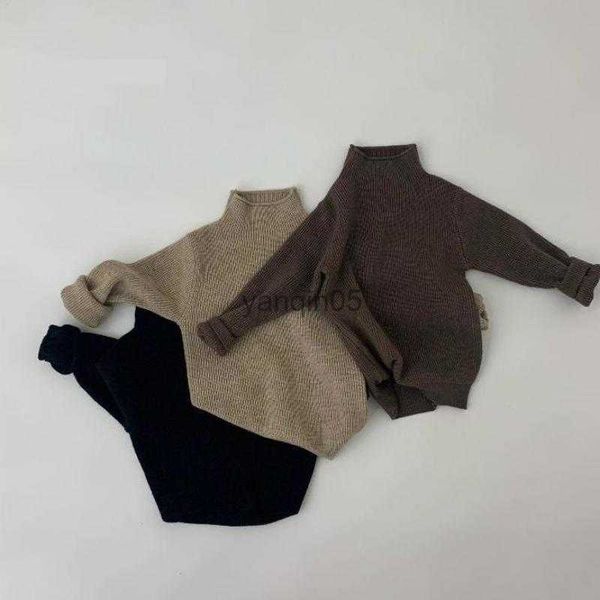 pullover 2023 spring new children turtleneck sweater boys girls loose pullover baby casual sweater solid kids knit clothes 1-6 year hkd2307, Blue
pullover 2023 spring new children turtleneck sweater boys girls loose pullover baby casual sweater solid kids knit clothes 1-6 year hkd2307, Blue