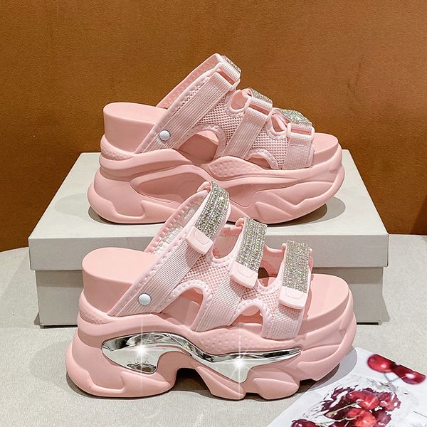 slippers summer women outdoor 10 5cm bling high heels ladies platform beach slides 2023 chunky flip flops woman 230718, Black
slippers summer women outdoor 10 5cm bling high heels ladies platform beach slides 2023 chunky flip flops woman 230718, Black