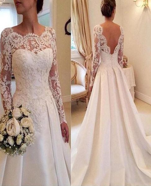 fanty jewelry neck long sleeves lace applique bodice court train wedding dress open back bridal gowns vestido de noiva curto3854905, White
fanty jewelry neck long sleeves lace applique bodice court train wedding dress open back bridal gowns vestido de noiva curto3854905, White