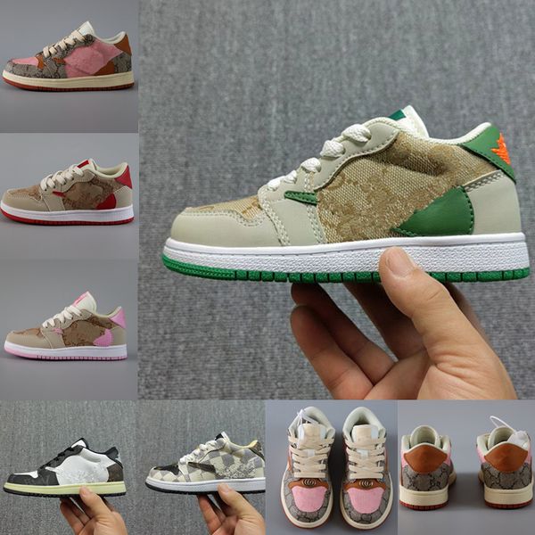 kids shoes jumpman 1s 1 toddlers low boys basketball shoe boy girls sneaker designer pine game chicago mocha kid youth trainers size 24-35, Black
kids shoes jumpman 1s 1 toddlers low boys basketball shoe boy girls sneaker designer pine game chicago mocha kid youth trainers size 24-35, Black