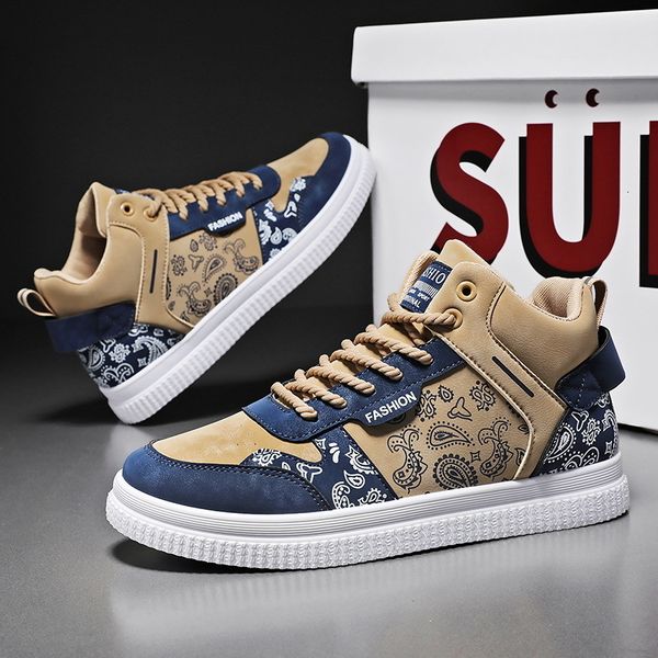 dress shoes brand mens high casual sneakers basketball shoes trendy boys non-slip sports shoes outdoor training athletic tennis shoes 230718, Black
dress shoes brand mens high casual sneakers basketball shoes trendy boys non-slip sports shoes outdoor training athletic tennis shoes 230718, Black