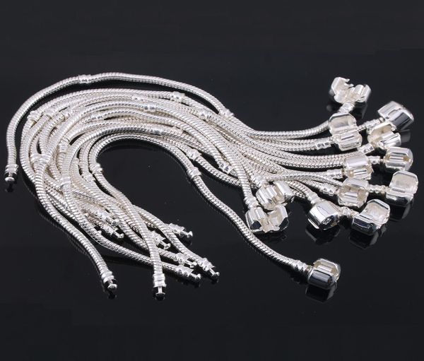 luxury 925 sterling silver diy chain bracelet fit charms beads sale authentic jewelry pulseira gift for men women 16-23cm wholesale1983738, Golden;silver
luxury 925 sterling silver diy chain bracelet fit charms beads sale authentic jewelry pulseira gift for men women 16-23cm wholesale1983738, Golden;silver