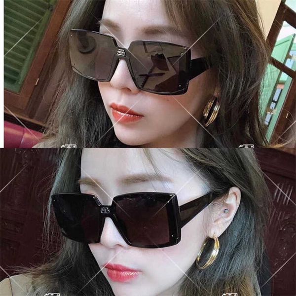 

Fashion top BB sunglasses letter b Paris brand B one-piece lens female style INS same generous frame male BB0081 with logo box
