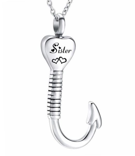 fashion custom name fish hook cremation urn ash holder pendant heart necklace for men women memorial keepsake jewelry5455372, Silver
fashion custom name fish hook cremation urn ash holder pendant heart necklace for men women memorial keepsake jewelry5455372, Silver