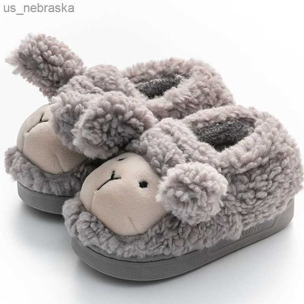 children' slippers animals furry cute cartoon little sheep boys girls home shoes baby winter cotton kids shoes for girl l230518, Black;grey
children' slippers animals furry cute cartoon little sheep boys girls home shoes baby winter cotton kids shoes for girl l230518, Black;grey