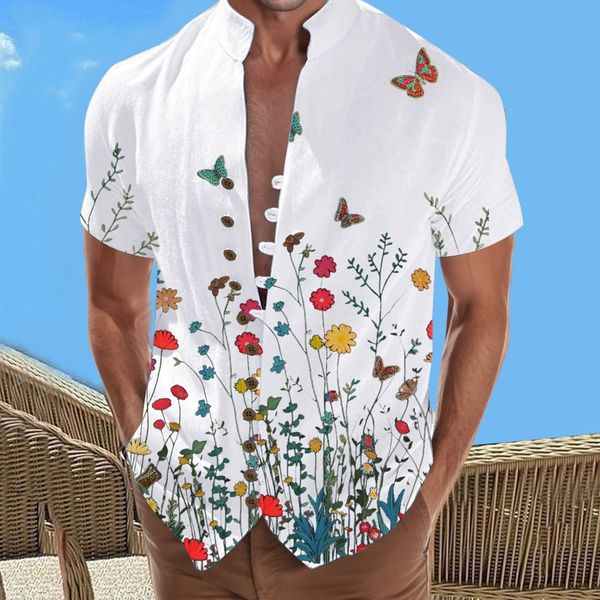 mens casual shirts summer flower hawaiian button shirt beach holiday short sleeve large 230718, White;black
mens casual shirts summer flower hawaiian button shirt beach holiday short sleeve large 230718, White;black