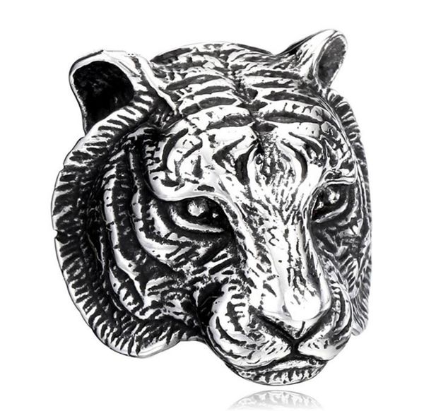men039039s fashion stainless steel steampunk gothic vintage tiger head ring retro cool biker punk rock rings black silver4497795, Silver 
men039039s fashion stainless steel steampunk gothic vintage tiger head ring retro cool biker punk rock rings black silver4497795, Silver