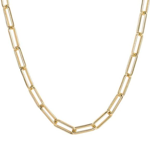 stainls steel round flat rectangle chain link choker necklace women 18k gold plated paper clip paperclip link chain necklac7249685, Silver
stainls steel round flat rectangle chain link choker necklace women 18k gold plated paper clip paperclip link chain necklac7249685, Silver