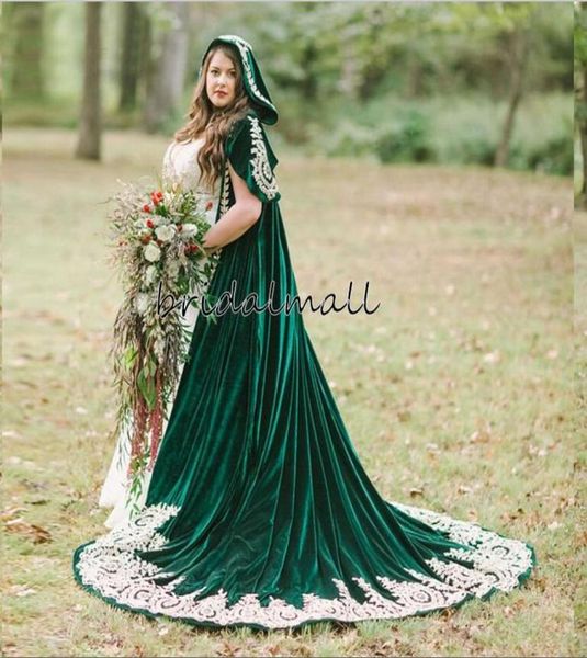 winter dark green velvet wedding cloak with hood lace appliques long bridal cape bolero wrap wedding accessories8763780, White
winter dark green velvet wedding cloak with hood lace appliques long bridal cape bolero wrap wedding accessories8763780, White
