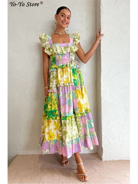 urban dresses floral printed patchwork multilayer ruffles dres holiday square collar sleeveless lace up maxi summer beach robe 230719, White;black
urban dresses floral printed patchwork multilayer ruffles dres holiday square collar sleeveless lace up maxi summer beach robe 230719, White;black