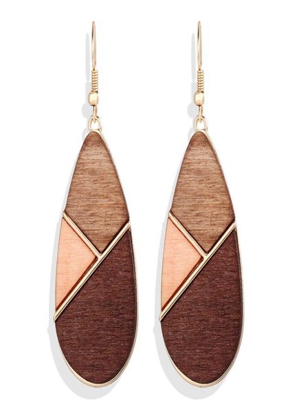 new geometric wood stitching earrings for women girl creative vintage brown dangle earrings gift jewelry factory direct s5838907, Silver
new geometric wood stitching earrings for women girl creative vintage brown dangle earrings gift jewelry factory direct s5838907, Silver