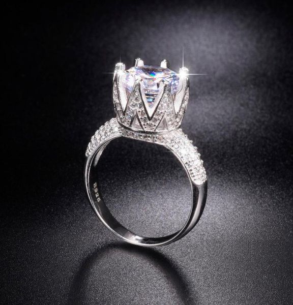 promotion solid 100 925 sterling silver wedding rings crown jewelry for women 8ct simulated diamond engagement ring sz 510 y15750302, Slivery;golden
promotion solid 100 925 sterling silver wedding rings crown jewelry for women 8ct simulated diamond engagement ring sz 510 y15750302, Slivery;golden