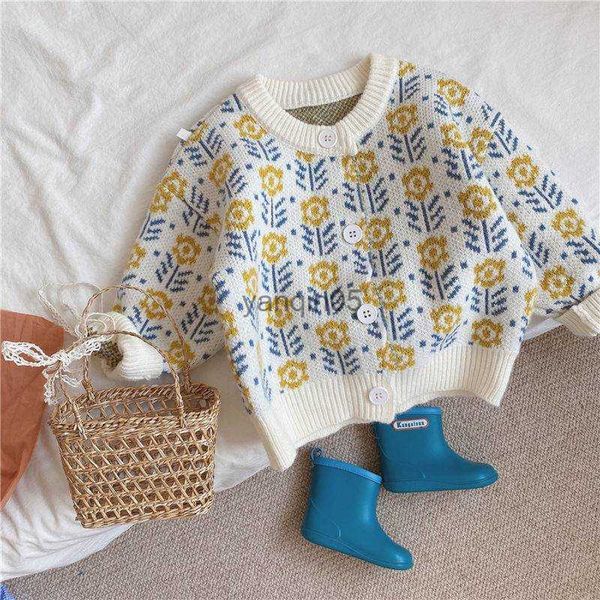 pullover baby girl sweet flower knitting single breasted sweater retro casual keep warm cardigan cute girls all-match winter clothes hkd2307, Blue
pullover baby girl sweet flower knitting single breasted sweater retro casual keep warm cardigan cute girls all-match winter clothes hkd2307, Blue
