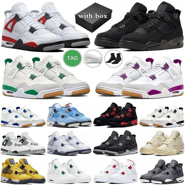 with box 4 basketball shoes men women jumpman 4s pine green black cat purple sapphire red cement white cement mens cool grey bordeaux traine
with box 4 basketball shoes men women jumpman 4s pine green black cat purple sapphire red cement white cement mens cool grey bordeaux traine