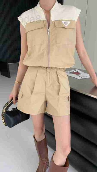 women's tracksuits designer 23ss spring/summer new work style sleeveless for women a-line loose shorts set, cool and sweet yoss, Gray
women's tracksuits designer 23ss spring/summer new work style sleeveless for women a-line loose shorts set, cool and sweet yoss, Gray
