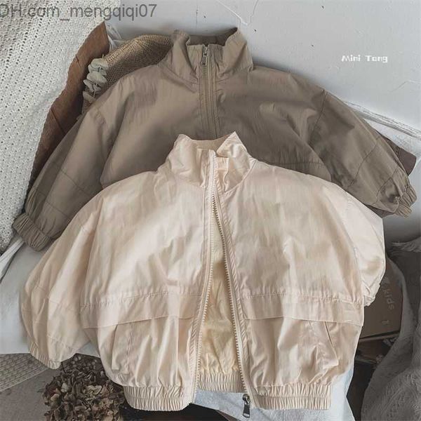 coat jacket jacket full zipper pure cotton clean casual new korea soft comfortable design children's z230720, Blue;gray
coat jacket jacket full zipper pure cotton clean casual new korea soft comfortable design children's z230720, Blue;gray