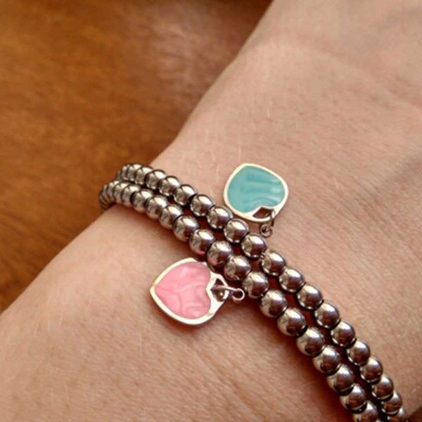 designer tiffay titanium steel beads peach heart bracelet women's heart shaped fashion stainless steel jewelry solid hand decoration me, Black
designer tiffay titanium steel beads peach heart bracelet women's heart shaped fashion stainless steel jewelry solid hand decoration me, Black
