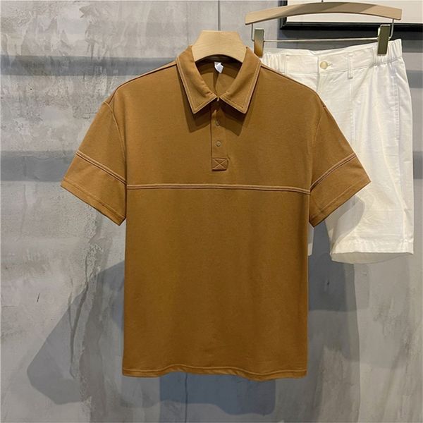 men's polos 2023 casual knit polo shirt light luxury solid color plaid texture lapel patchwork leisure tshirt summer breathable 230718, White;black
men's polos 2023 casual knit polo shirt light luxury solid color plaid texture lapel patchwork leisure tshirt summer breathable 230718, White;black