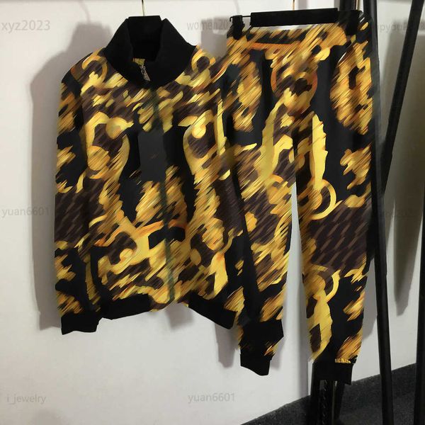 womens sports suit designer tracksuits size s-xl 2pcs european retro patterned printed zippered stand neck jacket and pants july17, Gray
womens sports suit designer tracksuits size s-xl 2pcs european retro patterned printed zippered stand neck jacket and pants july17, Gray
