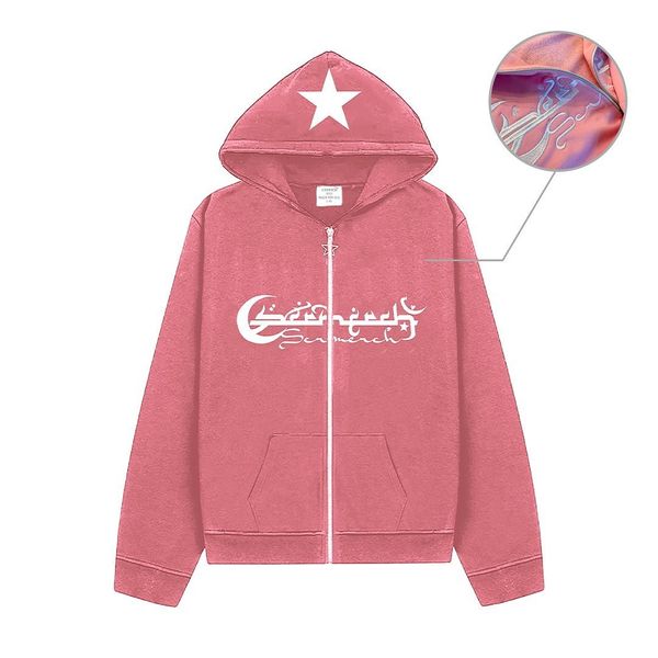men's hoodie fashion embroidery star pattern men's hoodie sweatshirt gothic sports coat long sleeve large hoodie jacket, Black
men's hoodie fashion embroidery star pattern men's hoodie sweatshirt gothic sports coat long sleeve large hoodie jacket, Black