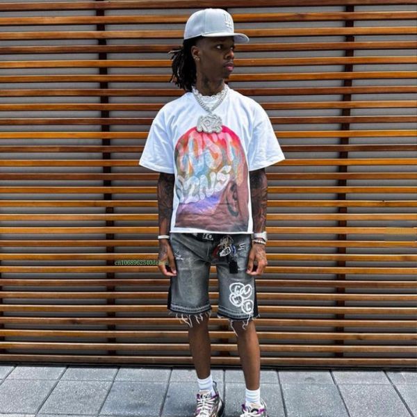 men's t shirts american fashion brand short sleeve t shirt men women summer pure cotton personalized design y2k cotta retro round neck, White;black
men's t shirts american fashion brand short sleeve t shirt men women summer pure cotton personalized design y2k cotta retro round neck, White;black