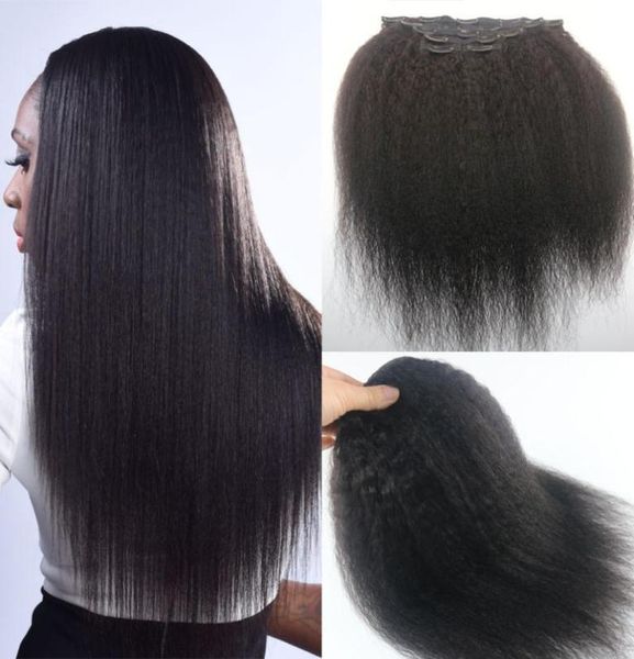 afro kinky straight brazilian human hair clips hair extension 1b natural color hair african american 7pcs 120gram1424006, Black
afro kinky straight brazilian human hair clips hair extension 1b natural color hair african american 7pcs 120gram1424006, Black