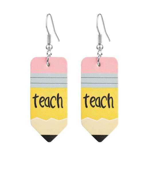 designer faux leather earrings math teacher pencil wate drop fashion printed dangle earrings hook ear party jewelry gift1136594, Silver
designer faux leather earrings math teacher pencil wate drop fashion printed dangle earrings hook ear party jewelry gift1136594, Silver