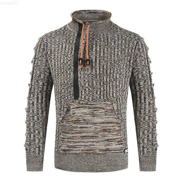 men's sweaters knitted sweater men fashion spliced pullovers mens causal o neck knitted pullovers half-high neck drstring men's sw, White;black
men's sweaters knitted sweater men fashion spliced pullovers mens causal o neck knitted pullovers half-high neck drstring men's sw, White;black