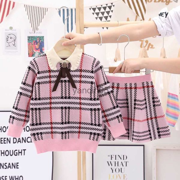 pullover girls' time plaid sweater set little girl college style knit sweater two-piece sets baby toddler long-sleeved cute party sweat, Blue
pullover girls' time plaid sweater set little girl college style knit sweater two-piece sets baby toddler long-sleeved cute party sweat, Blue