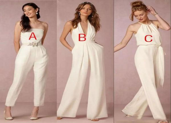 2020 plus size pant suit elegant jumpsuit bridesmaid dresses for wedding sheath backless wedding guest gowns2252371, White;pink
2020 plus size pant suit elegant jumpsuit bridesmaid dresses for wedding sheath backless wedding guest gowns2252371, White;pink
