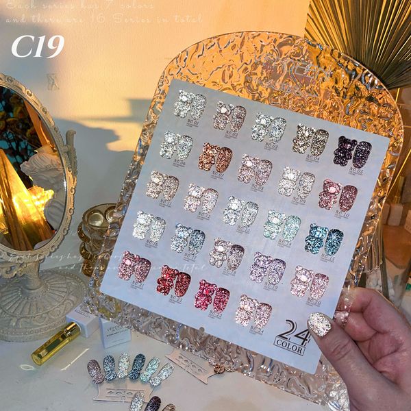 nail polish 24 color reflective flash gel semi permanent uv led nail polish nail polish mixed with flash gel nail art design 230718
nail polish 24 color reflective flash gel semi permanent uv led nail polish nail polish mixed with flash gel nail art design 230718