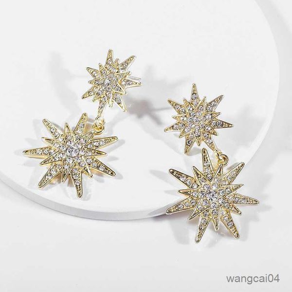 charm new style multi-color zircon five-pointed star big earrings for women fashion jewelry vintage women's earring r230719, Golden
charm new style multi-color zircon five-pointed star big earrings for women fashion jewelry vintage women's earring r230719, Golden