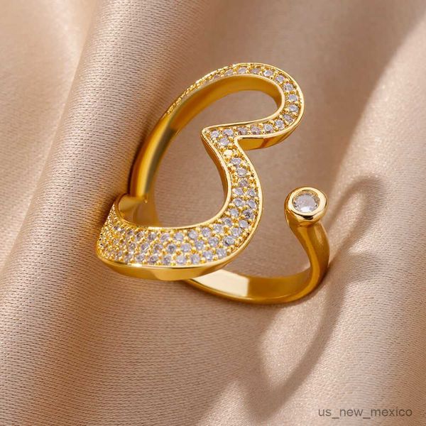 band rings horizontal heart rings for women new in stainless steel ring exaggerate wedding jewerly mujer r230719, Silver
band rings horizontal heart rings for women new in stainless steel ring exaggerate wedding jewerly mujer r230719, Silver