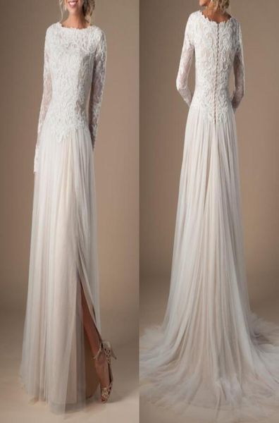 ivory champagne modest wedding dresses with long sleeves boho lace tulle lds bridal gowns sleeved split aline custom wedding gown2438666, White
ivory champagne modest wedding dresses with long sleeves boho lace tulle lds bridal gowns sleeved split aline custom wedding gown2438666, White