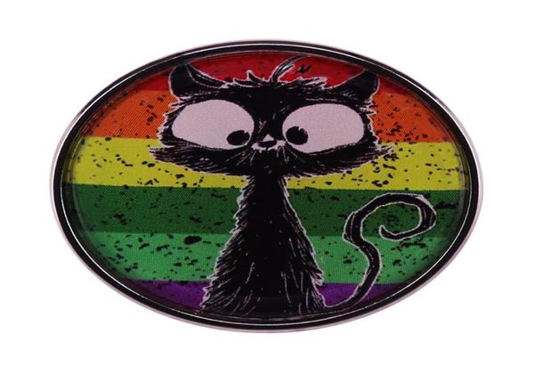 gay cat button badge cute black cat brooch rainbow enamel pin lgbt accessories5428844, Blue
gay cat button badge cute black cat brooch rainbow enamel pin lgbt accessories5428844, Blue