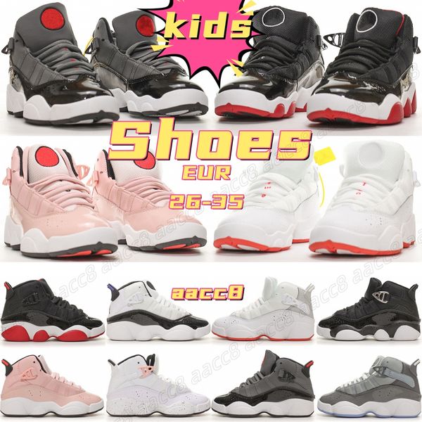 kids shoes 6 rings designer shoe brand boys trainer children toddlers basketball bred cool grey size 25-35 c5r4#, Black
kids shoes 6 rings designer shoe brand boys trainer children toddlers basketball bred cool grey size 25-35 c5r4#, Black