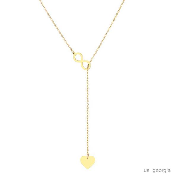 pendant necklaces stainless steel fashion "8" and heart shape pendant layered style necklace for women jewelry party friend gifts, Silver
pendant necklaces stainless steel fashion "8" and heart shape pendant layered style necklace for women jewelry party friend gifts, Silver