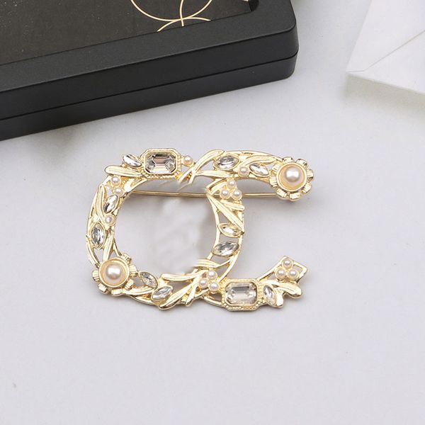 summer women men designer brand letter brooches 18k gold silver plated inlay crystal rhinestone jewelry brooch charm pearl pin marry christm, Gray
summer women men designer brand letter brooches 18k gold silver plated inlay crystal rhinestone jewelry brooch charm pearl pin marry christm, Gray