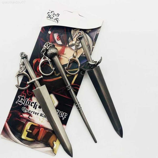 key rings 13cm black clover asta yuno noell silva yami metal sword weapon props pendant keychain key ring cosplay gift l230719, Slivery;golden
key rings 13cm black clover asta yuno noell silva yami metal sword weapon props pendant keychain key ring cosplay gift l230719, Slivery;golden