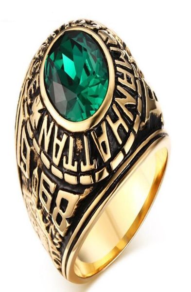 stainless steel manhattan college ring with green cz crystal for mens womens graduation giftgold plated us size 7112850722, Golden;silver
stainless steel manhattan college ring with green cz crystal for mens womens graduation giftgold plated us size 7112850722, Golden;silver