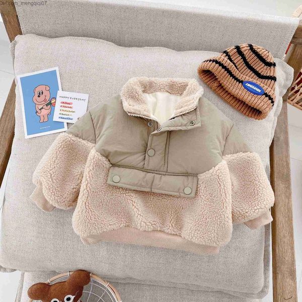 coat 0-6yrs children's girls' lamp wool spliced jacket warm autumn girls' velvet jacket winter children's clothing set z, Blue;gray
coat 0-6yrs children's girls' lamp wool spliced jacket warm autumn girls' velvet jacket winter children's clothing set z, Blue;gray