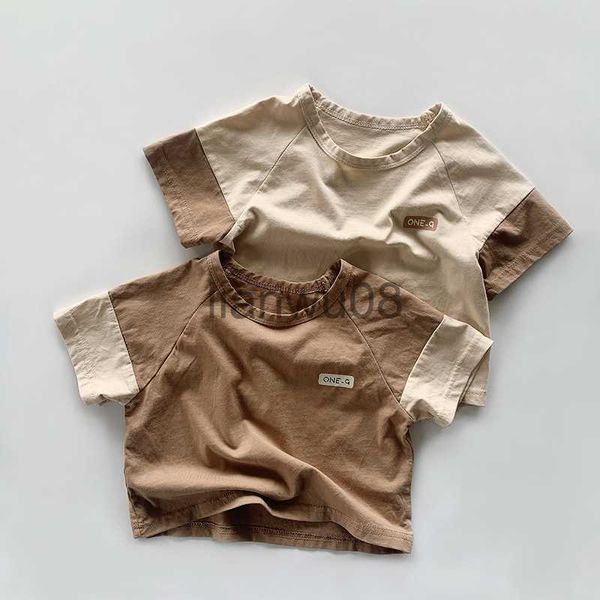 t-shirts 2023 kid summer new arrival tshirt baby girl patchwork short sleeves tees boy simple thin allmatch cotton linen tshirt x0719, Blue
t-shirts 2023 kid summer new arrival tshirt baby girl patchwork short sleeves tees boy simple thin allmatch cotton linen tshirt x0719, Blue