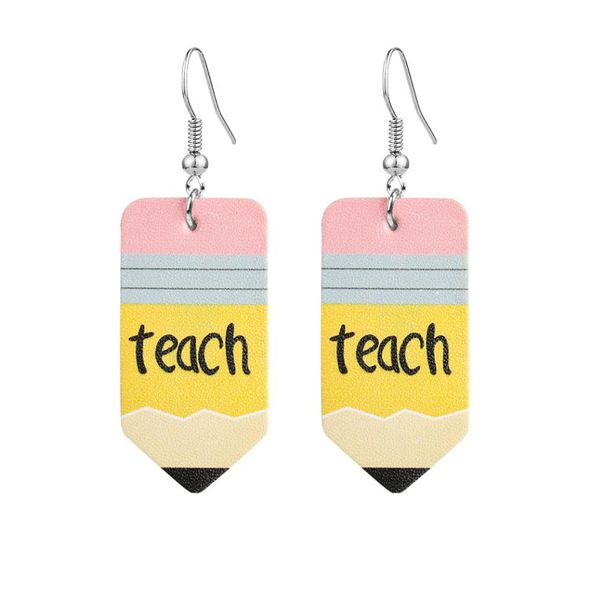 designer faux leather earrings math teacher pencil wate drop fashion printed dangle earrings hook ear party jewelry gift5445916, Silver
designer faux leather earrings math teacher pencil wate drop fashion printed dangle earrings hook ear party jewelry gift5445916, Silver