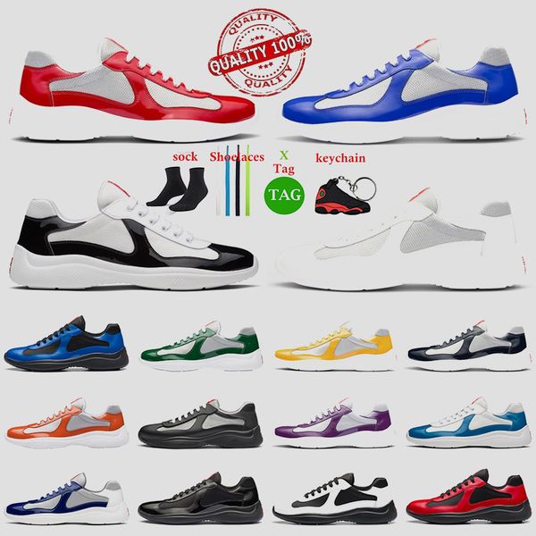 luxury americas cup soft rubber fabric sneaker designer mens casual shoes patent leather flat trainers low sneakers mesh america for men sne, Black
luxury americas cup soft rubber fabric sneaker designer mens casual shoes patent leather flat trainers low sneakers mesh america for men sne, Black