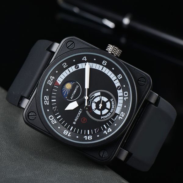 2023 men automatic mechanical wristwatches bell brown leather watch black ross rubber watches wristwatch men luxury fashion watch wristwatch, Slivery;golden
2023 men automatic mechanical wristwatches bell brown leather watch black ross rubber watches wristwatch men luxury fashion watch wristwatch, Slivery;golden