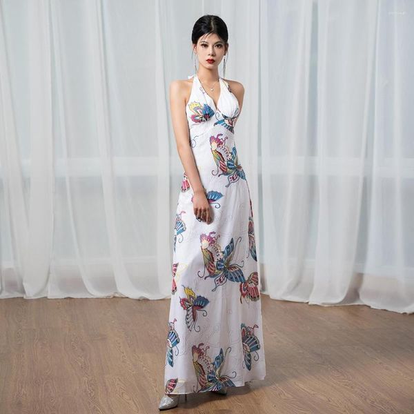 party dresses paffas summer chiffon women halter floral print butterfly bandage holiday beach sundress casual white a-line dress, White;black
party dresses paffas summer chiffon women halter floral print butterfly bandage holiday beach sundress casual white a-line dress, White;black