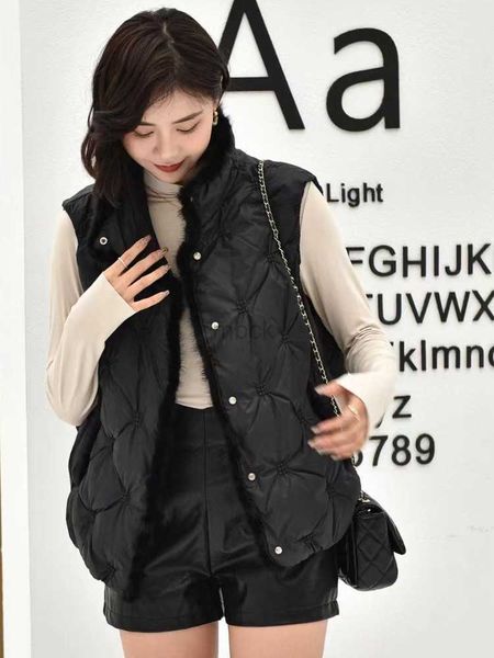 women's down parkas natural mink fur short down vest women embroidery 90% white duck down jacket sleeveless stand collar solid loose li, Black
women's down parkas natural mink fur short down vest women embroidery 90% white duck down jacket sleeveless stand collar solid loose li, Black
